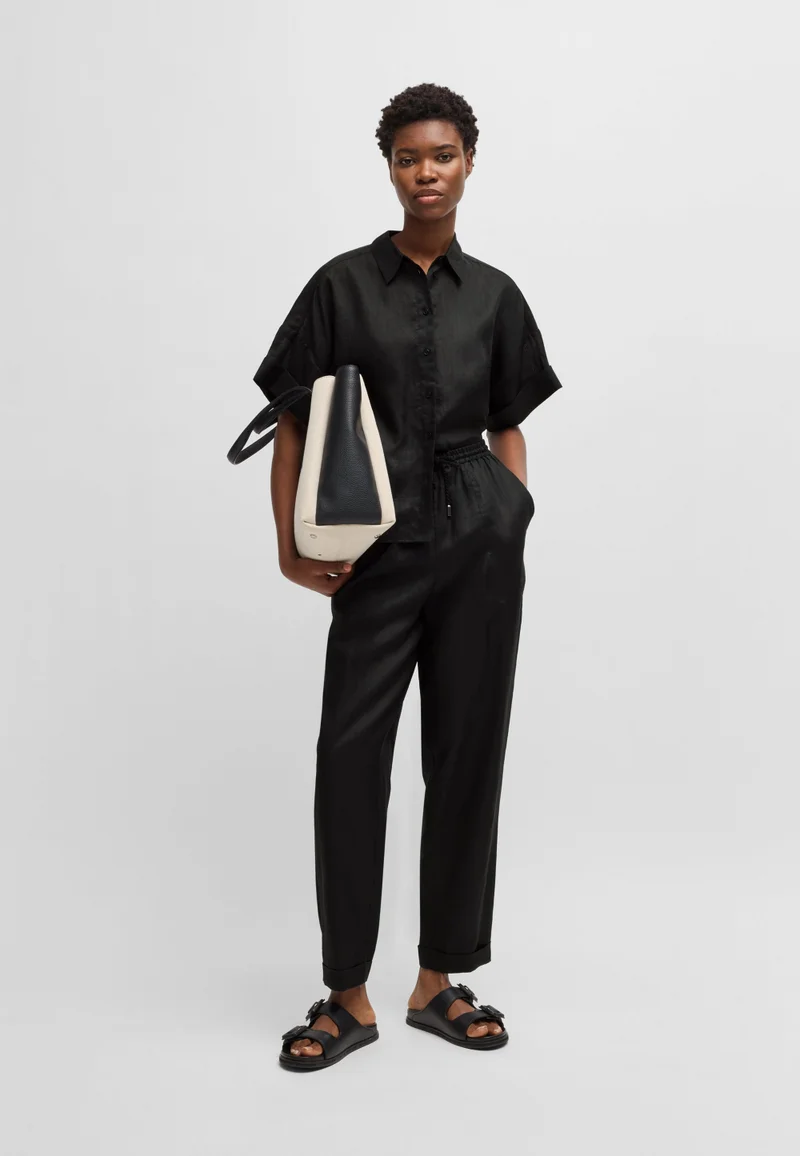 بوس بنطلون بقصة عادية من الرامي