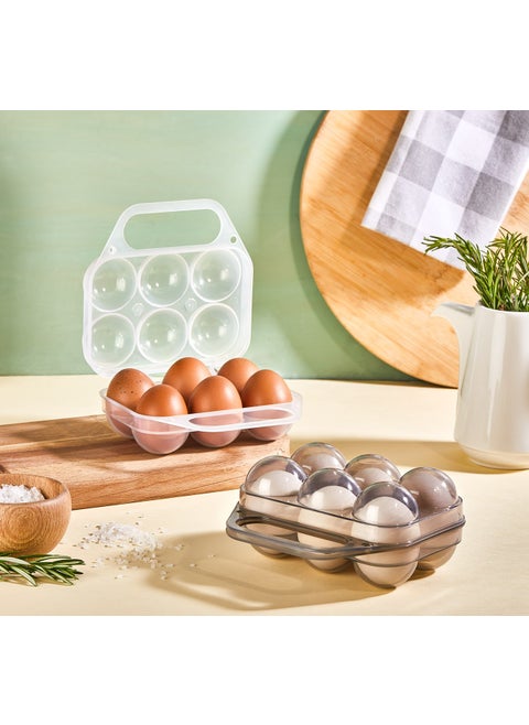 6 Compartment Container Egg Portable Egg Carrying Bag Egg Box Egg Storage
