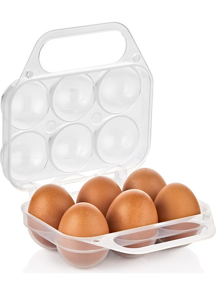 6 Compartment Container Egg Portable Egg Carrying Bag Egg Box Egg Storage