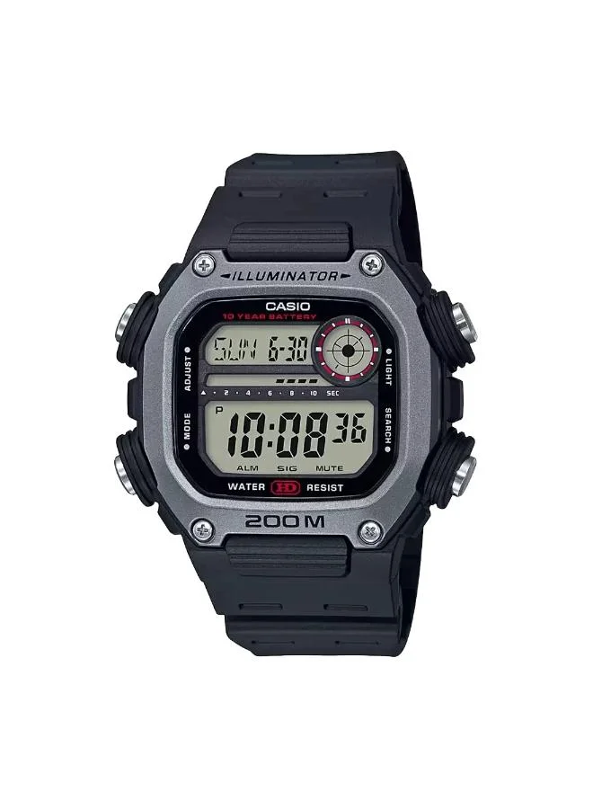 Casio Men's Resin Digital Watch DW-291H-1AVDF - 50.4 mm