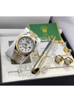 Klex Clix set for men, battery, watch, pen, and cufflinks 