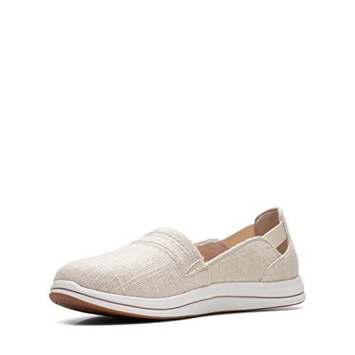 Clarks Women's Breeze Step II Loafer, Natural Interest, 11 Wide - Image 5