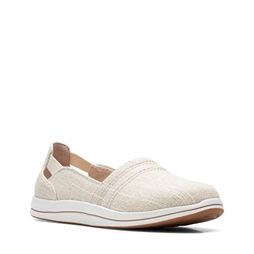 Clarks Women's Breeze Step II Loafer, Natural Interest, 11 Wide - Image 3