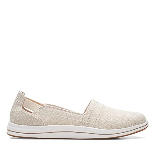 Clarks Women's Breeze Step II Loafer, Natural Interest, 11 Wide - Image 2