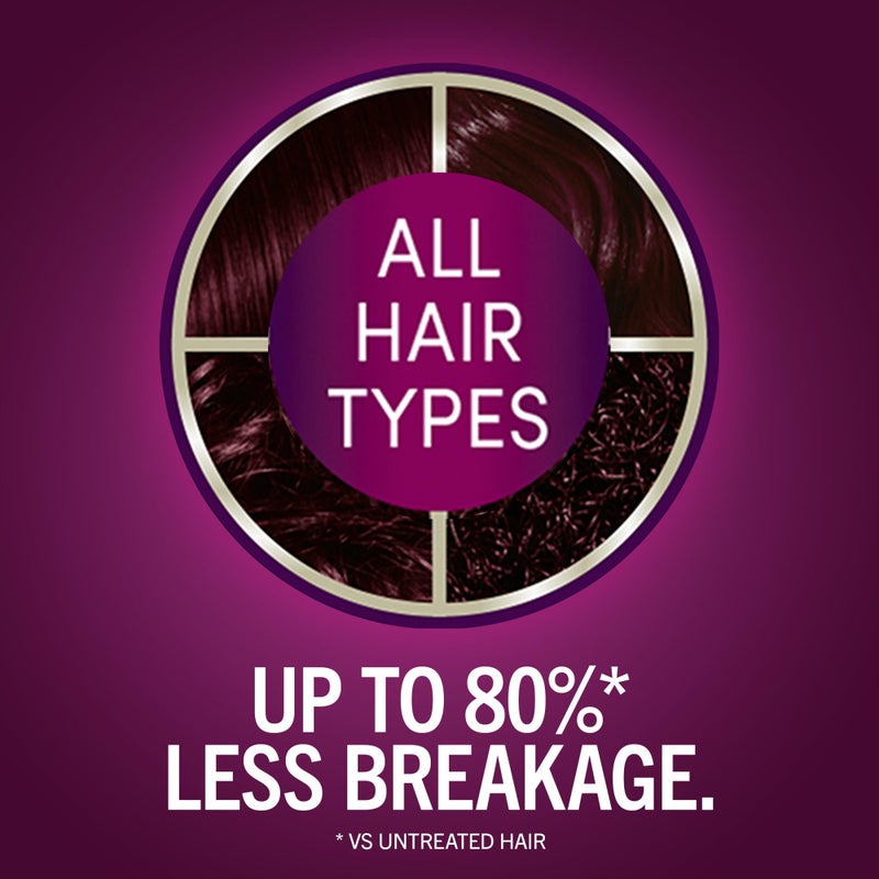 Schwarzkopf Keratin Permanent Hair Dye Cream, 1.8 Ruby Noir, Professional Quality Color for Up to 100% Gray Coverage, Bond Enforcing System - Image 3