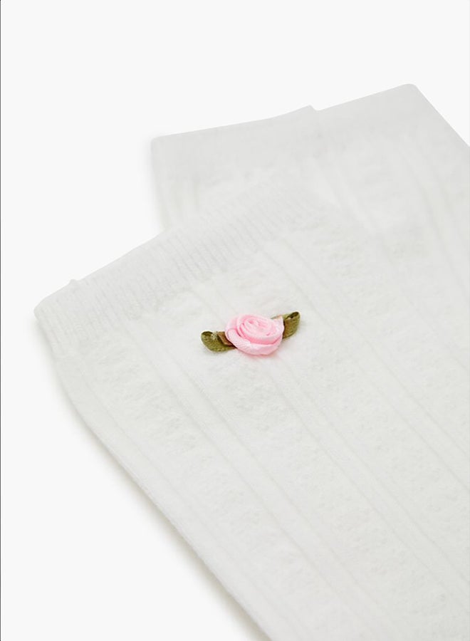 FOREVER 21 Rosette Crew Socks - Image 2