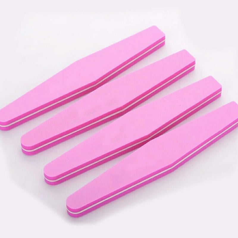 10pcs Nail Buffer Sponge Files and Sandpaper Nail Polisher Bars Double-Sided Grit Manicure Tools for Gentle Care and Salon Use Random Color - Image 3