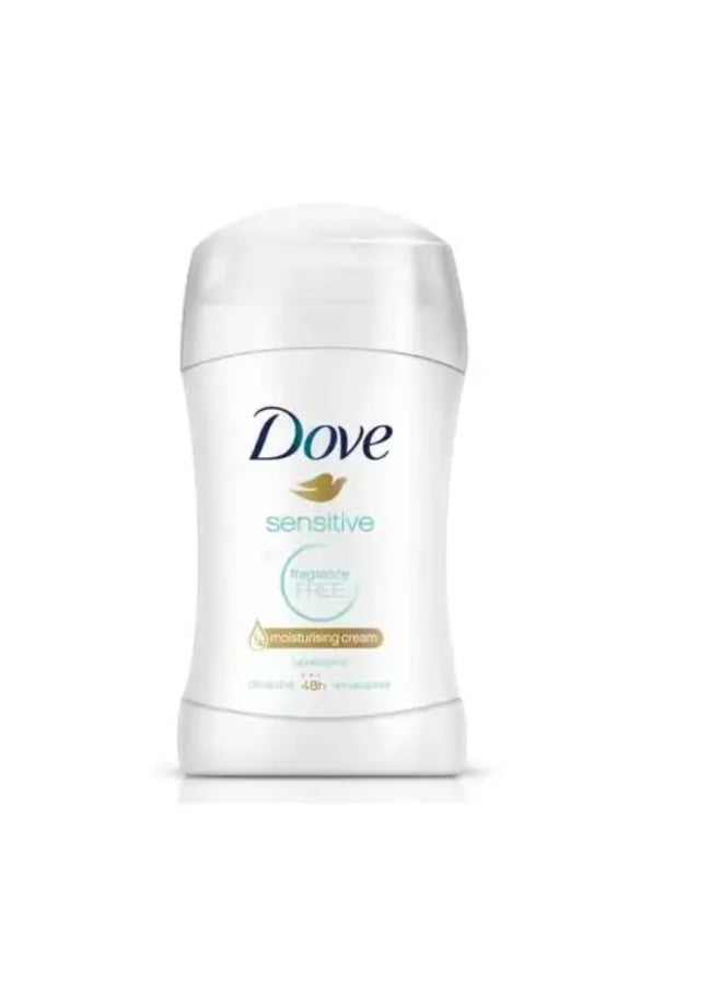 مزيل عرق ستيك للنساء ذو ​​بشرة حساسة وخالٍ من العطور، 40 غرام