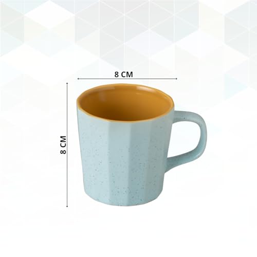 Clay Craft Fine Ceramic Armada Coffee Mug Set of 6, Cups for Tea & Coffee, Mug Set, Gift Set, Elegant Design for Home and Kitchen and Can Be Gifted to Your Loved Ones On Any Occassions - Image 4