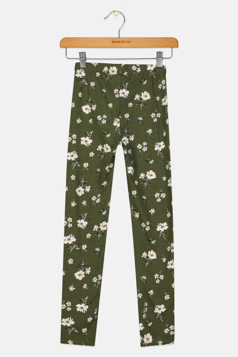 GAP Kids Girl Floral Print Pull On Leggings,Multicolor - Image 1