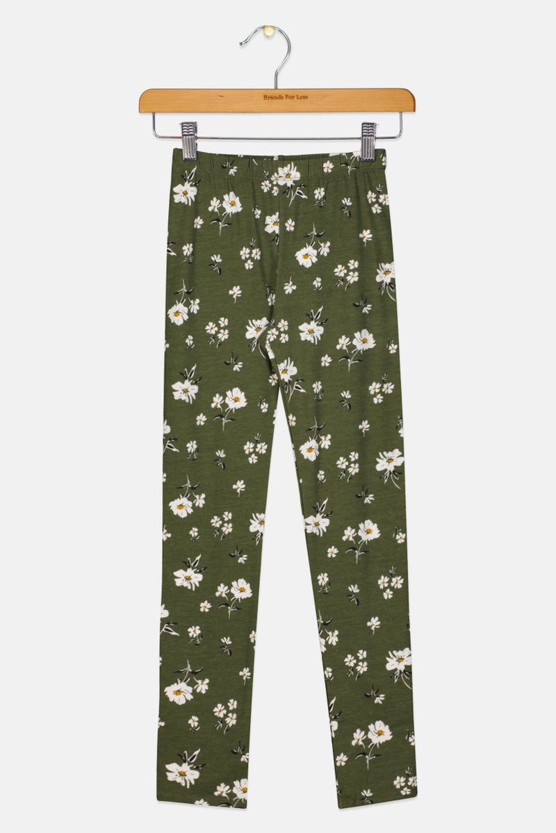 GAP Kids Girl Floral Print Pull On Leggings,Multicolor - Image 2