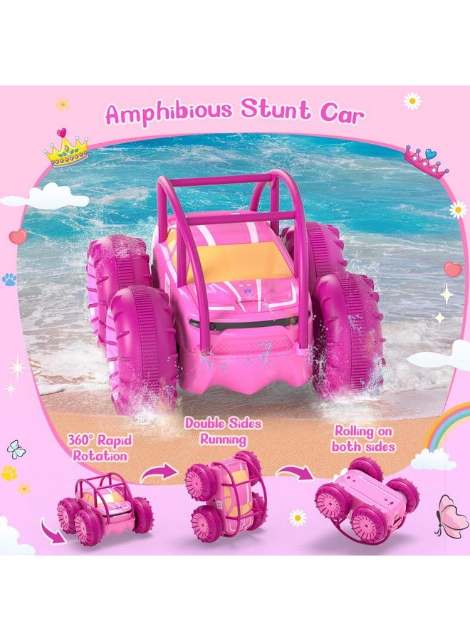MaxTronic Amphibious Remote Control Car,Rechargeable RC Cars Toy 360° Flips Rotation Stunt Crawler 15KM/H 4WD All Terrain Outdoor Indoor Toy for Kids Boys Girls 3-12 - Image 5
