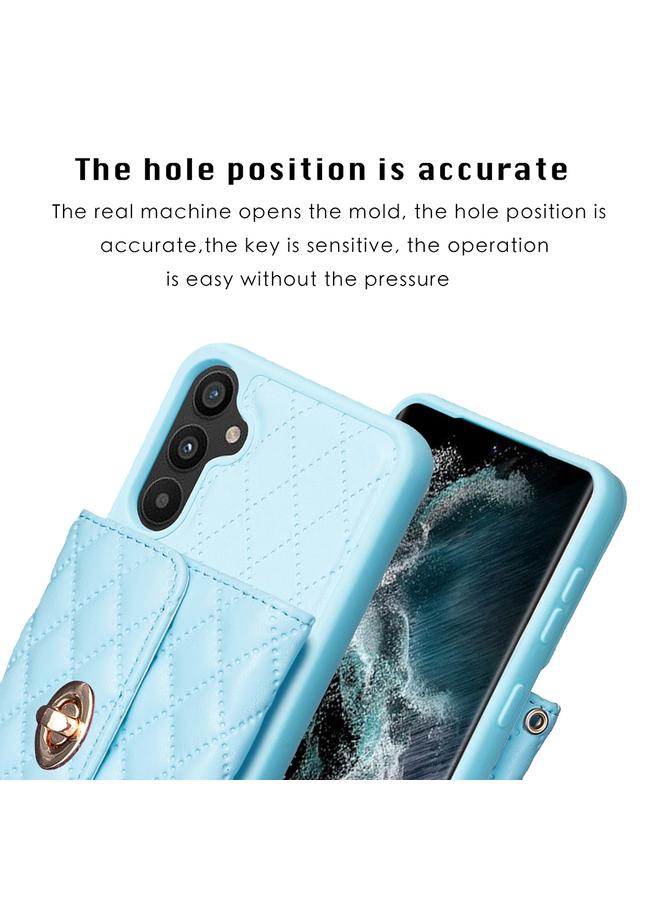 اس-توب جراب لهاتف Samsung Galaxy A34 5G بمشبك معدني أفقي ومحفظة جلدية على شكل معين - Image 3