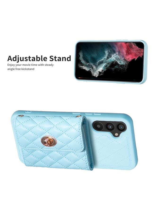 اس-توب جراب لهاتف Samsung Galaxy A34 5G بمشبك معدني أفقي ومحفظة جلدية على شكل معين - Image 5