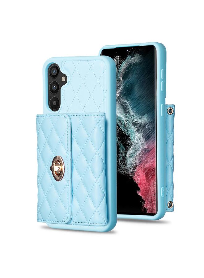 اس-توب جراب لهاتف Samsung Galaxy A34 5G بمشبك معدني أفقي ومحفظة جلدية على شكل معين - Image 1