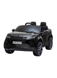 Range Rover Range Rover Evoque Licensed Electric Car, 12V Ride On Car With Remote Control For Kids - Black  - Image 1