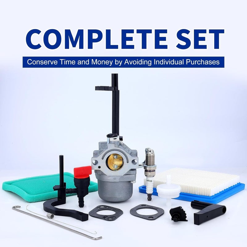 Wellsking 591378 Carburetor with 491588S Air Filter Tune-Up Kit for Briggs & Stratton Generators - Image 3
