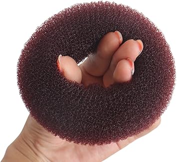 Quupy 3Pcs Donut Hair Bun Maker Ring Style Bun Maker Set Chignon Hair Doughnut Shape Hair Styling Tool for Women Girls LargeMiddleSmall - Image 4