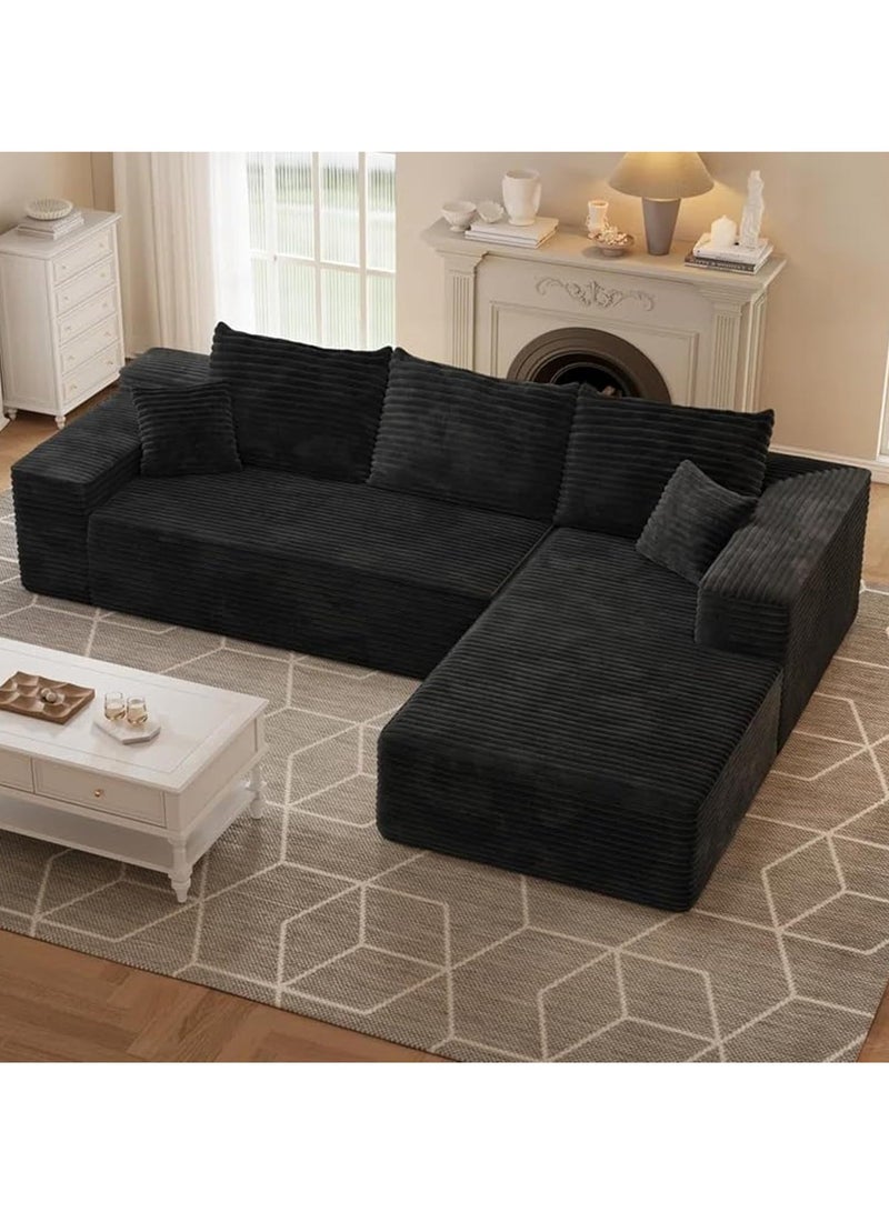 Zayn comforts Stylish L Shaped Fabric Sofa  A Modern Corner Sectional for Sophisticated Living - Image 3