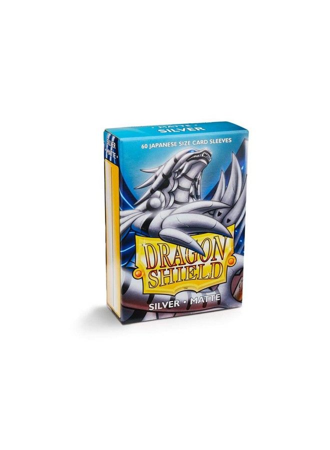 dragon shield Matte Mini Japanese Silver 60 Ct Card Sleeves Individual Pack - Image 5
