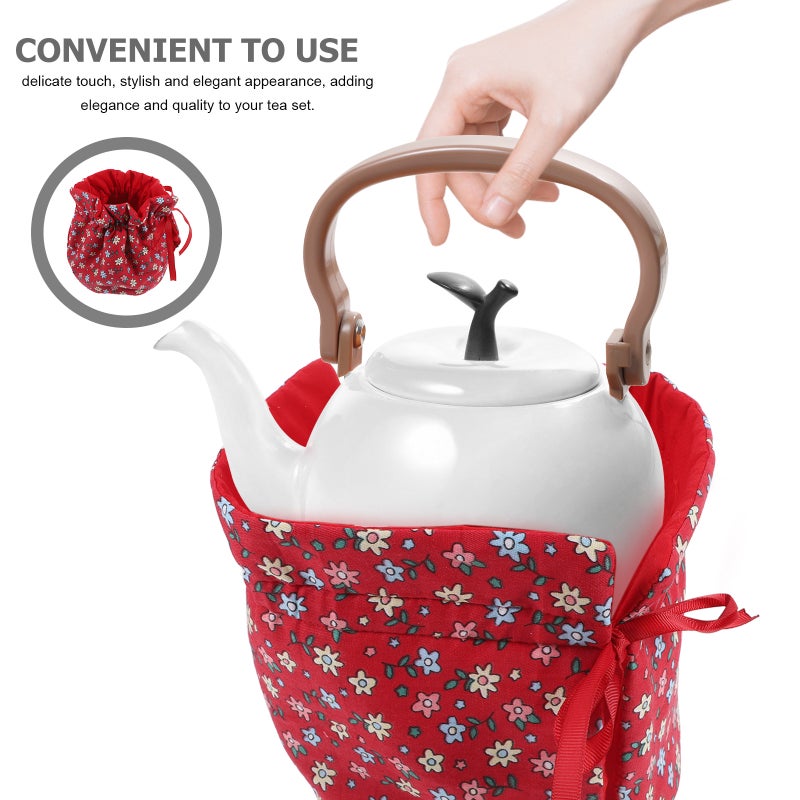 Teapot Warmer, Anti-Scald Kettle Cover with Thick Insulation for Extended Heat Retention - Image 5