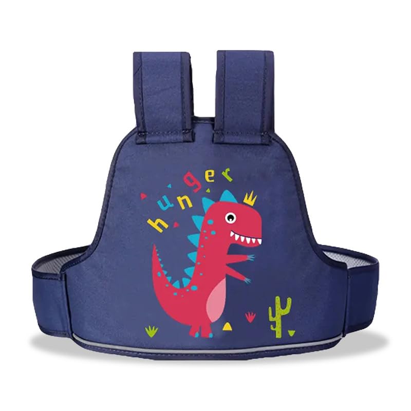 Crawl'in Safety Belt for Two Wheeler with Reflective Strips,Portable Seat Belt Children Motorcycle Harness for Bikes, Adjustable Safety Harness for Boys and Girls (2-12Years), Blue - Image 5