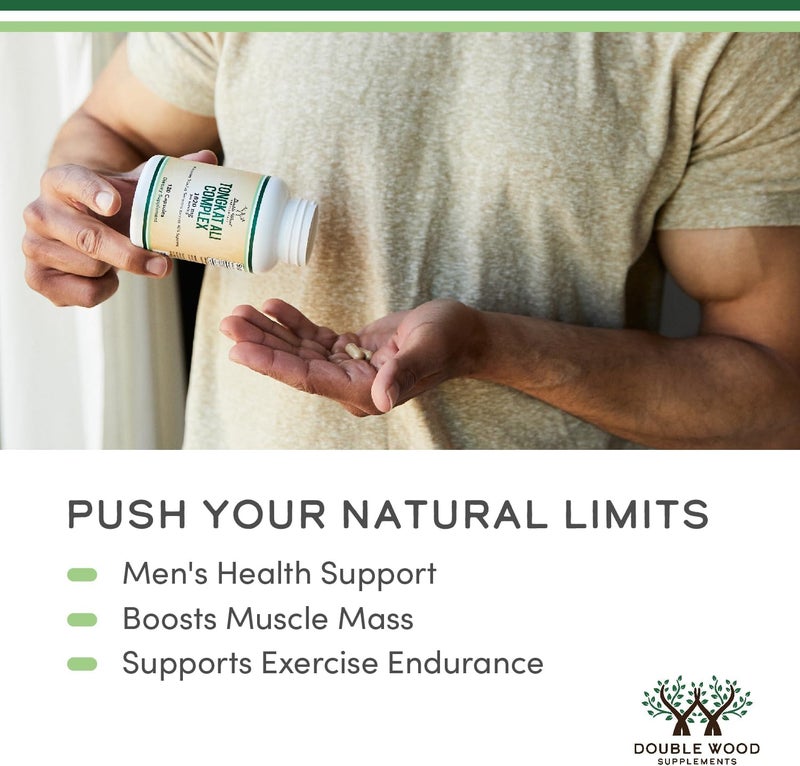 Double Wood Supplements Tongkat Ali  1000mg 2 Month Supply  Mens Health  2001 Extract of Longjack Eurycoma Longifolia with 20mg Tribulus Terrestris Third Party Tested by Double Wood - Image 4