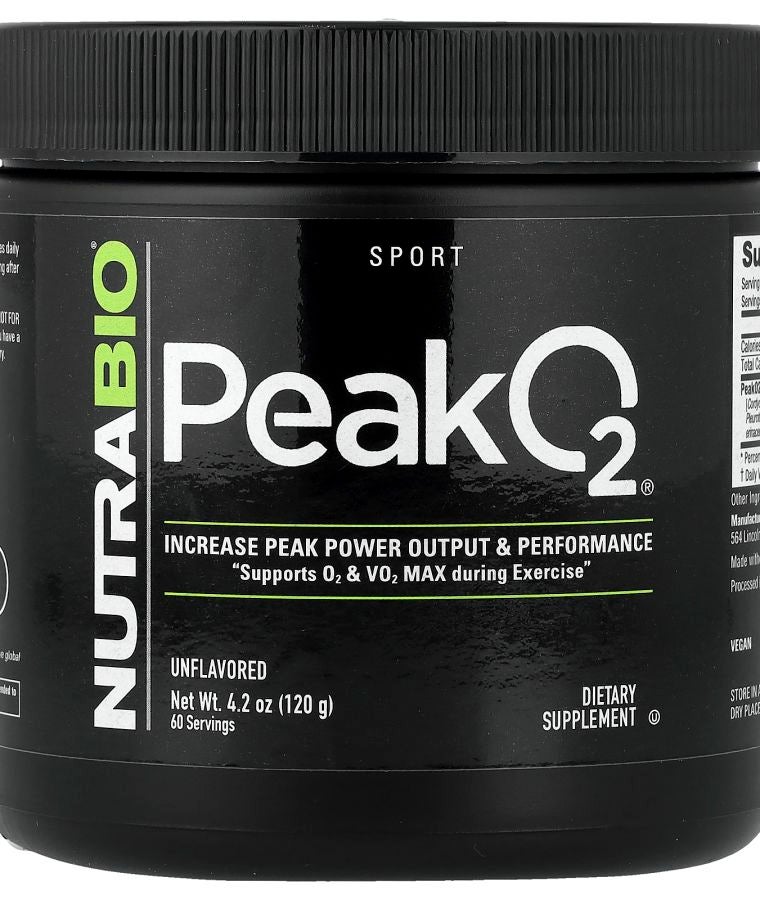 NutraBio Sport Peak O2® Unflavored 4.2 oz (120 g)