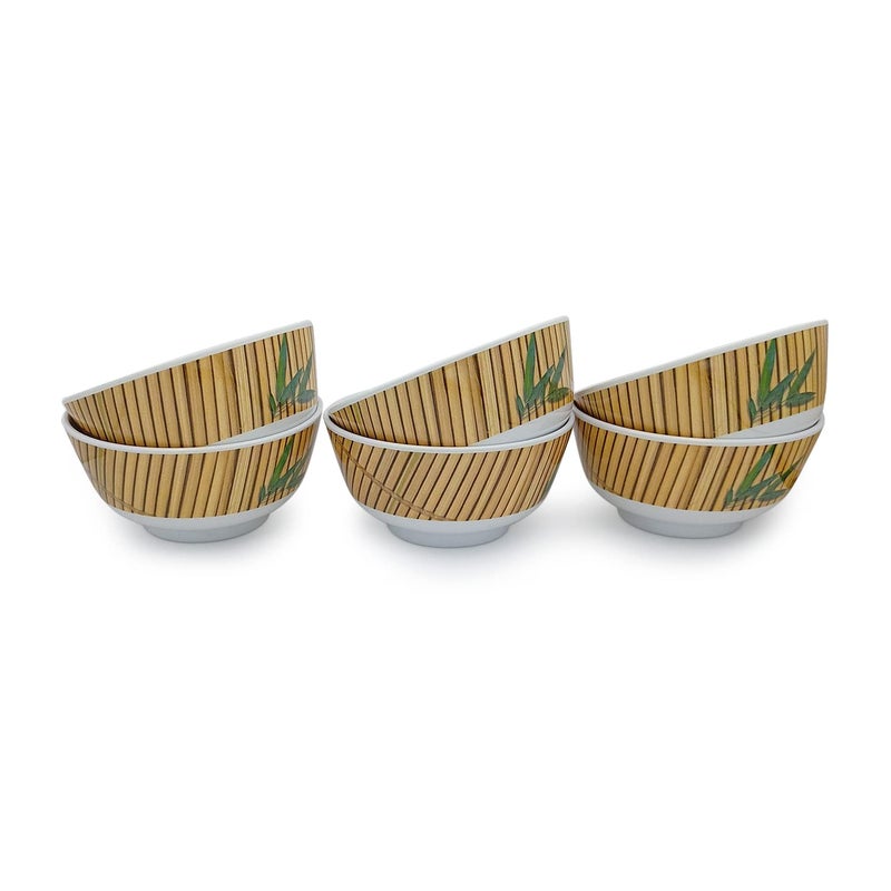Superware | Pure Melamine | Katori Set - Bamboo 3.5” (6 nos.) | Stain Free, Glazed Finish - Image 4