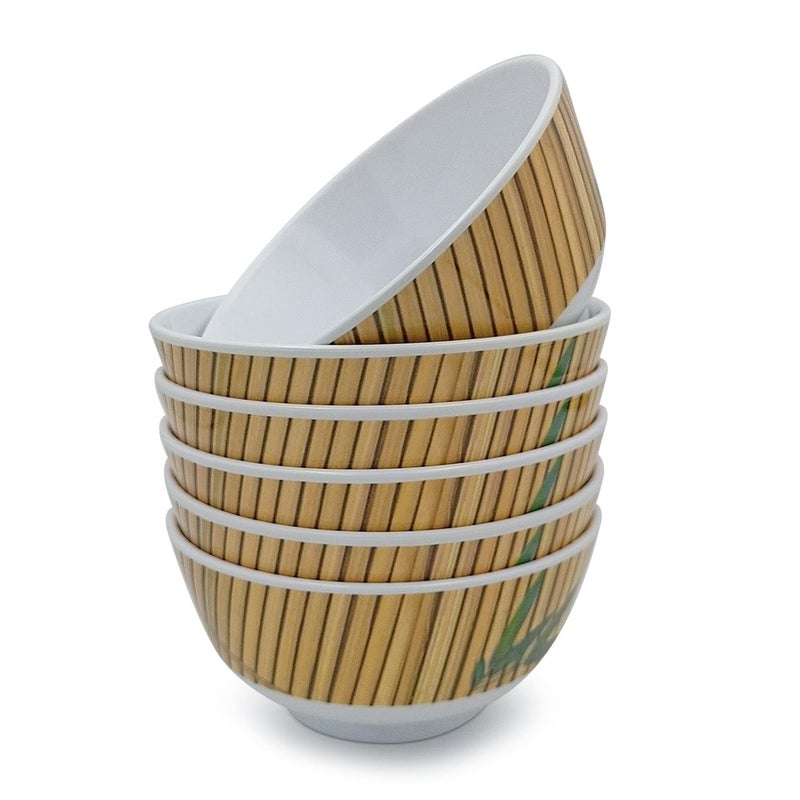 Superware | Pure Melamine | Katori Set - Bamboo 3.5” (6 nos.) | Stain Free, Glazed Finish - Image 1