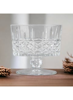 Soleter 6 Pieces Sundae Bowl, Glass Ice Cream Bowls Set Small Glass Bowls