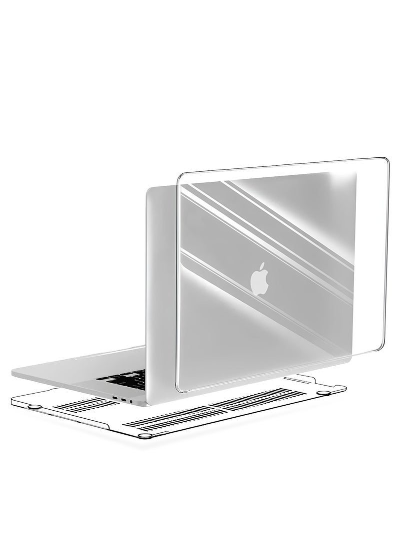 AMROAH - MacBook Air 13.6 inch Case Hardshell & PTE Screen Protector, Hard Shell Protective Laptop Cover Case Compatible for Mac Book Air 13 M2 A2681 with Touch ID M3 A3113 2024 2023 2022 Release - Image 1