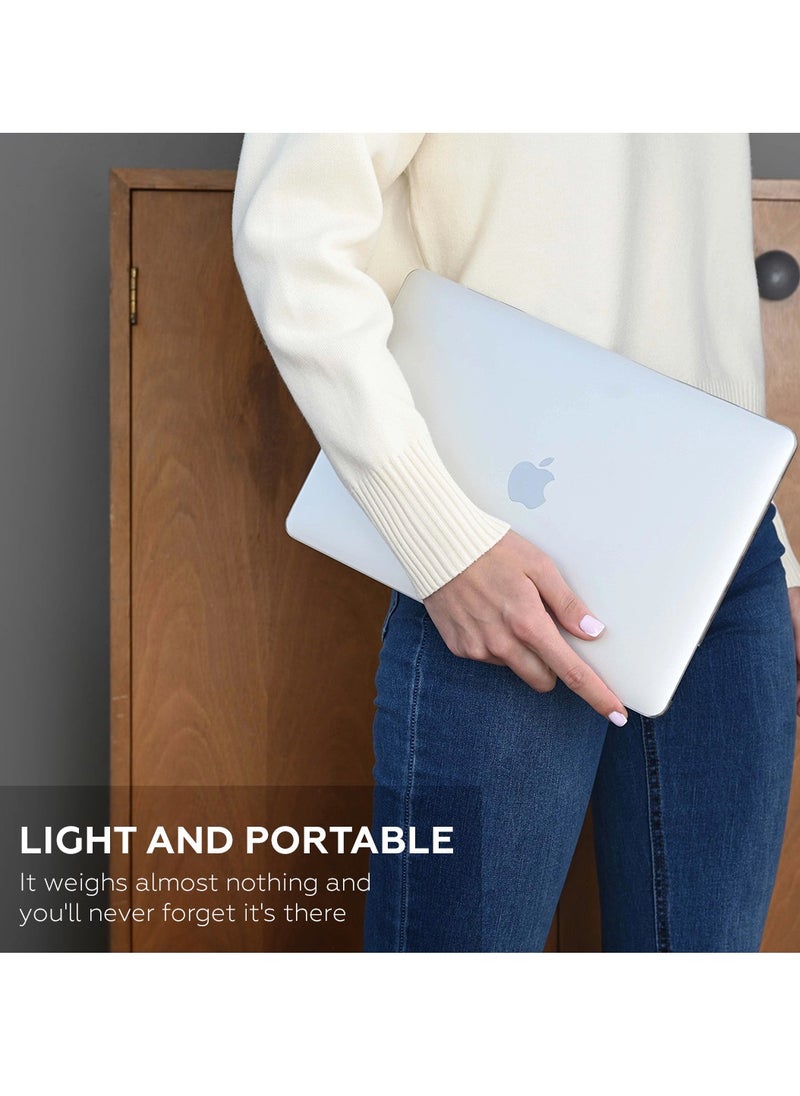 AMROAH - MacBook Air 13.6 inch Case Hardshell & PTE Screen Protector, Hard Shell Protective Laptop Cover Case Compatible for Mac Book Air 13 M2 A2681 with Touch ID M3 A3113 2024 2023 2022 Release - Image 1