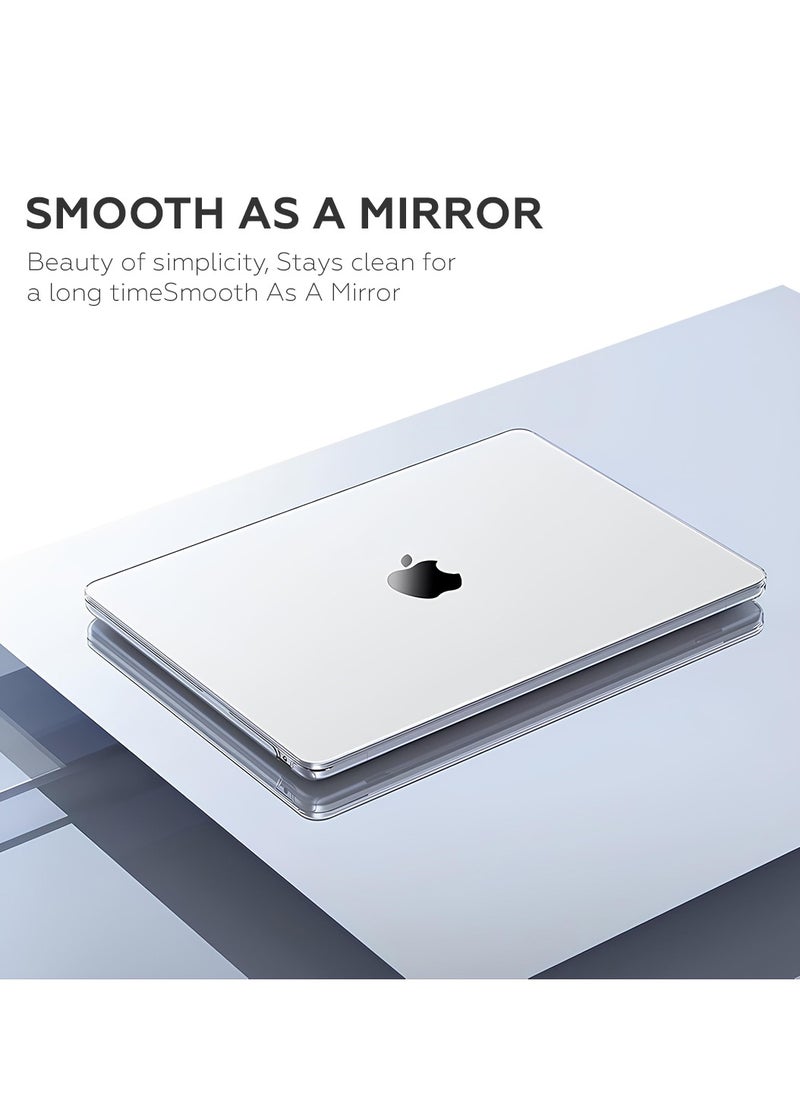 AMROAH - MacBook Air 13.6 inch Case Hardshell & PTE Screen Protector, Hard Shell Protective Laptop Cover Case Compatible for Mac Book Air 13 M2 A2681 with Touch ID M3 A3113 2024 2023 2022 Release - Image 1