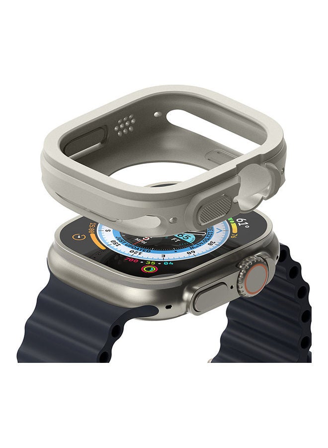 رينجك غطاء Air Sports متوافق مع Apple Watch Ultra 49mm Case for Series 8 ناعم ومرن ومتين من مادة TPU بإطار مرتفع وغطاء زر واقٍ - Image 1