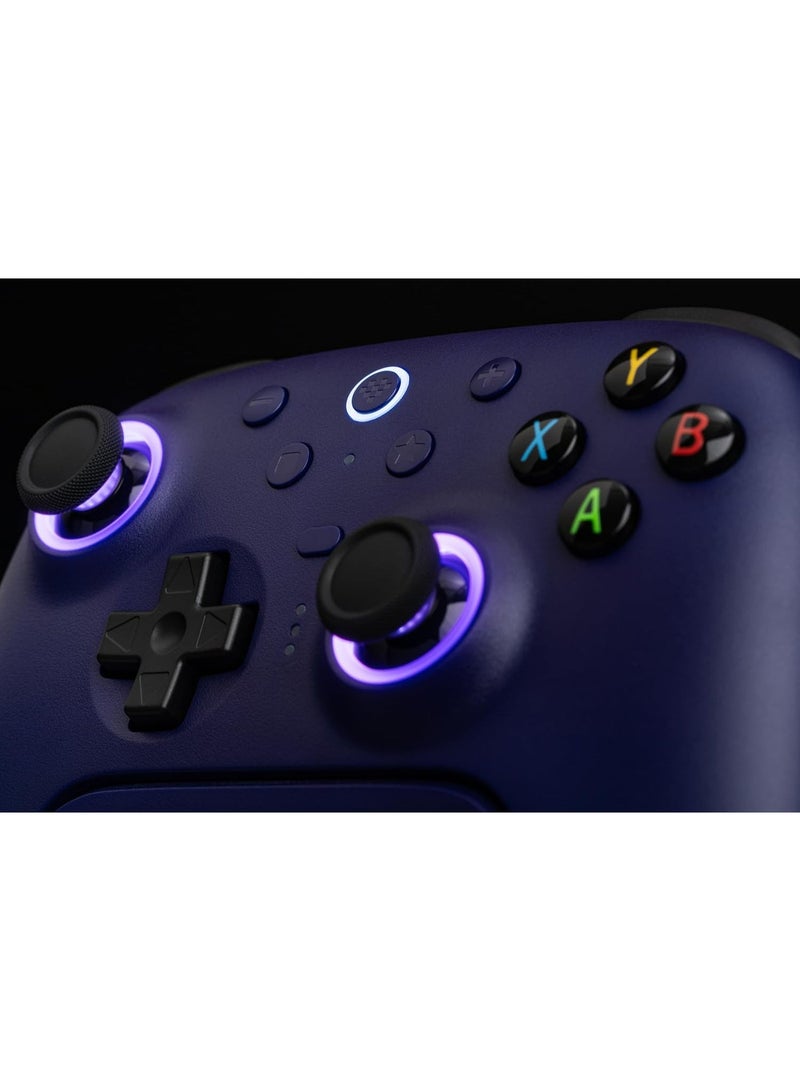 8BitDo Ultimate 2 Wireless Controller for Windows PC, Apple, Steam & Android, Gaming Controller with TMR Joysticks, Hall/Tactile Triggers, Motion Control, RGB Fire Ring, 1000Hz Polling Rate, purple. - Image 5