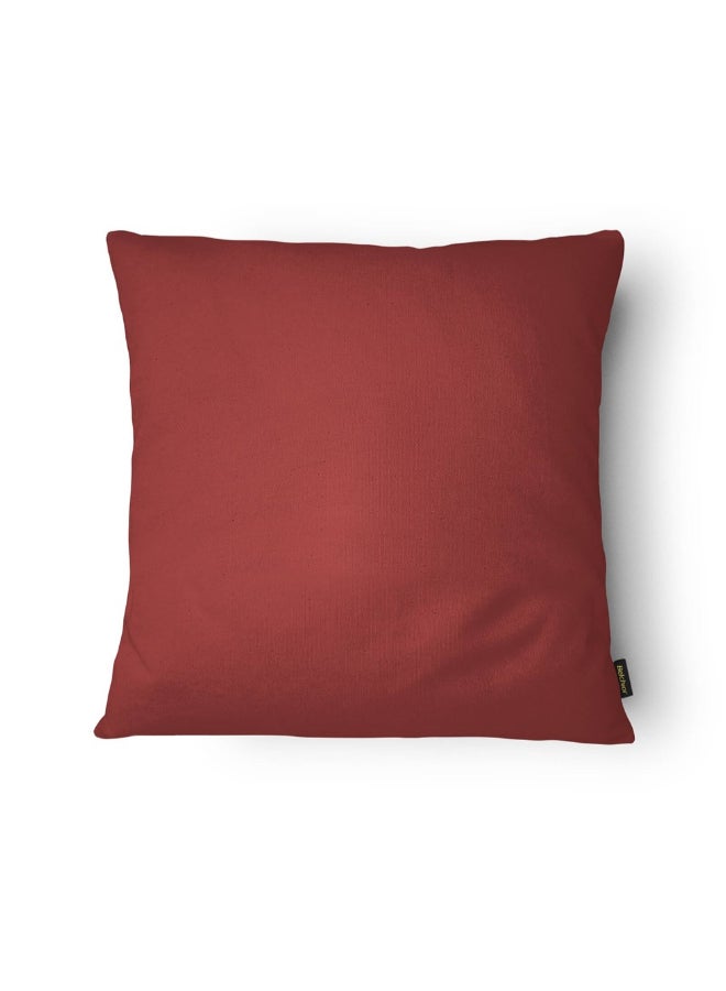 Belchior Concept Plain Square Shaped Decorative Cushion Burgundy 50 x 50 cm 437077 - Image 2
