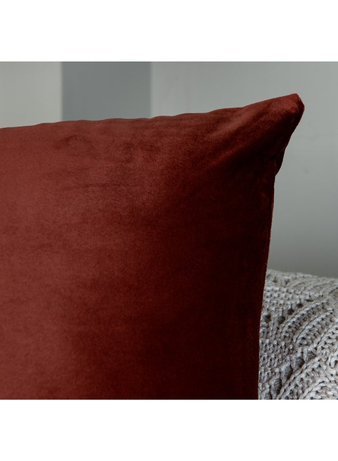 Belchior Concept Plain Square Shaped Decorative Cushion Burgundy 50 x 50 cm 437077 - Image 4