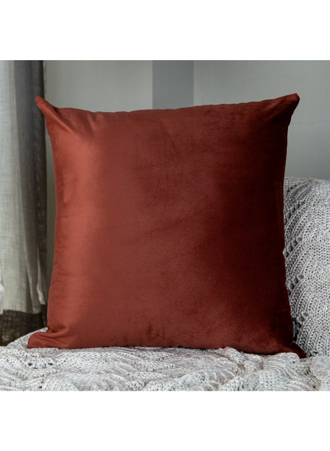 Belchior Concept Plain Square Shaped Decorative Cushion Burgundy 50 x 50 cm 437077 - Image 3