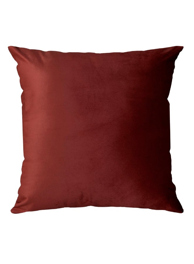 Belchior Concept Plain Square Shaped Decorative Cushion Burgundy 50 x 50 cm 437077 - Image 1