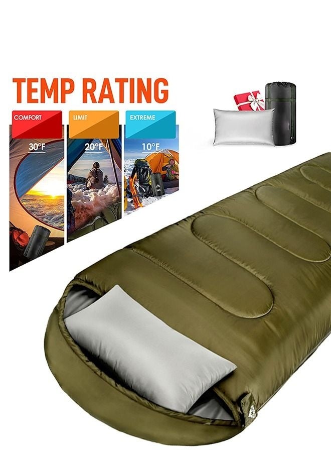 Arabest Single Sleeping Bag - Lightweight Waterproof Adult and Kids Camping Sleeping Bag with Compression Bag, 1 Small Sleeping Pillow, Backpacking Sleeping Bag for Outdoor Camping, Hiking and TravelSingle Sleeping Bag - Lightweight Waterproof Adult and Kids Camping Sleeping Bag with Compression Bag, 1 Small Sleeping Pillow, Backpacking Sleeping Bag for Outdoor Camping, Hiking and Travel - Image 4