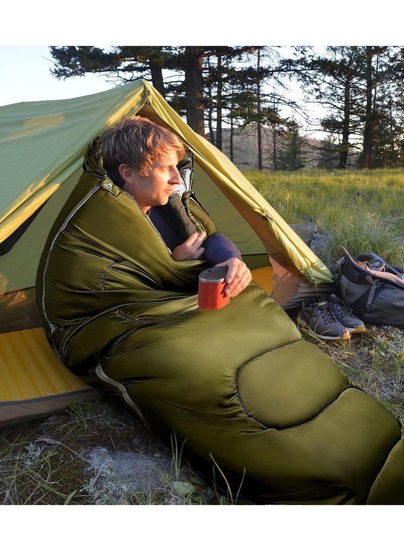 Arabest Single Sleeping Bag - Lightweight Waterproof Adult and Kids Camping Sleeping Bag with Compression Bag, 1 Small Sleeping Pillow, Backpacking Sleeping Bag for Outdoor Camping, Hiking and TravelSingle Sleeping Bag - Lightweight Waterproof Adult and Kids Camping Sleeping Bag with Compression Bag, 1 Small Sleeping Pillow, Backpacking Sleeping Bag for Outdoor Camping, Hiking and Travel - Image 5