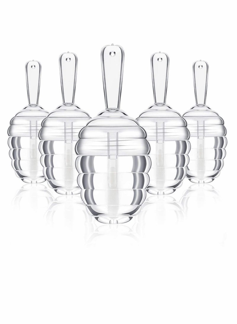 Excefore Pots Shaped Lip, Tube Empty Plastic Honey Containers Balm Bottle for Women Girl DIY Cosmetics - Image 1