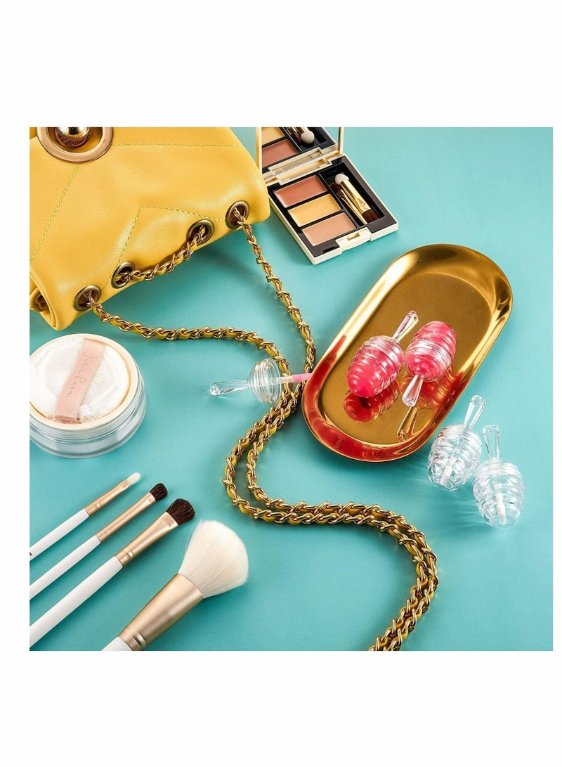 Excefore Pots Shaped Lip, Tube Empty Plastic Honey Containers Balm Bottle for Women Girl DIY Cosmetics - Image 5