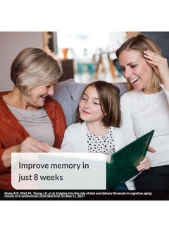 CocoaVia Memory+ Brain Supplement, 90 Day, 750 mg Cocoa Flavanols, Memory & Brain Booster, Vegan, Plant Based, Gluten Free, 270 Capsules  - Image 2