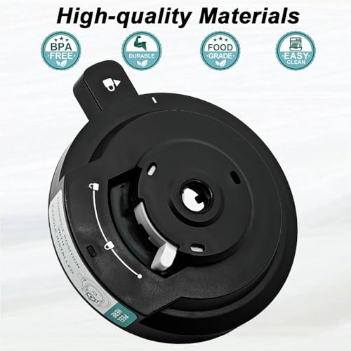 Kaluly Outer Bowl Lid Replacement Compatible with Ninja Swirl by CREAMi Ice Cream and Soft Serve Maker NC701 NC700 Series, Reusable Outer Lid for Ninja Swirl Replacement Parts Accessories, BPA-Free - Image 5