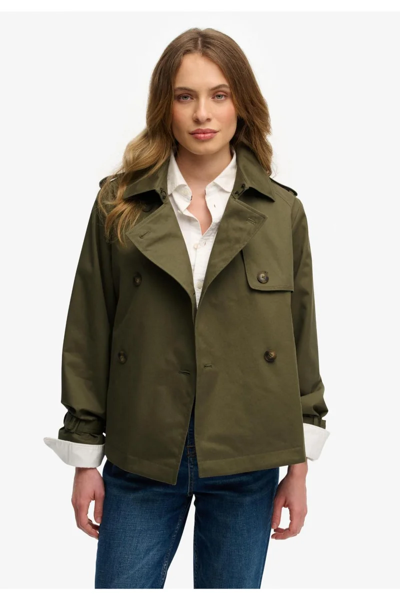 سوبر دراي Short Trench Coat