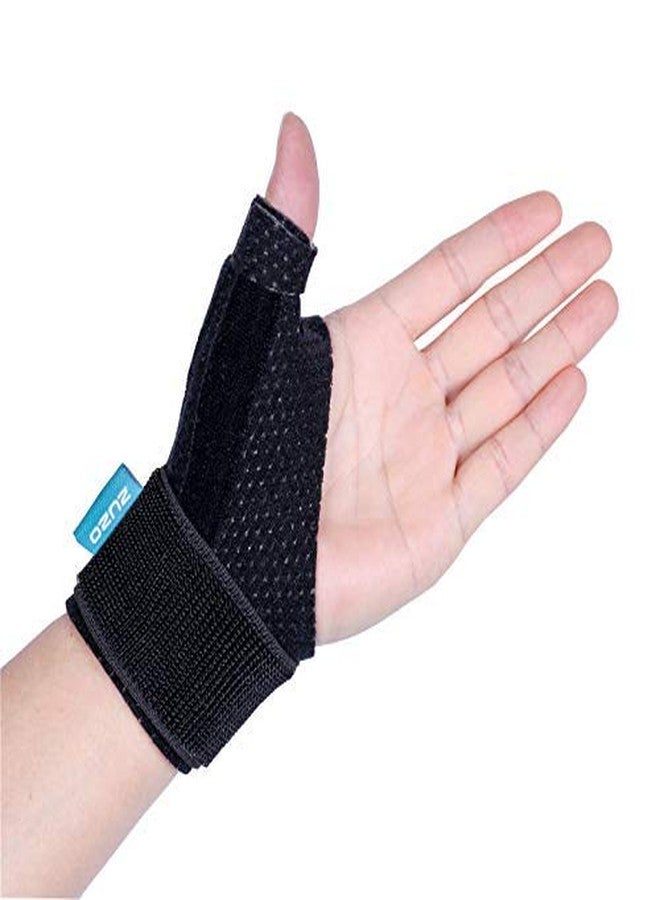 2U2O Compression Reversible Thumb & Wrist Stabilizer Splint(Improved Version) for BlackBerry Thumb, Finger, Pain Relief, Arthritis, Tendonitis, Sprained, Carpal Tunnel, Stable, S-M - Image 1