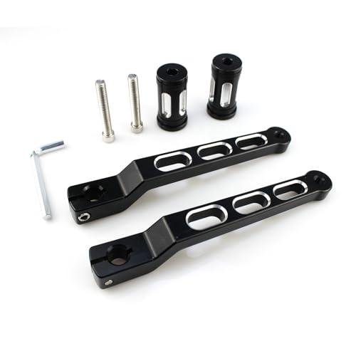 FORLETOR Motorcycle Heel Toe Gear Shift Lever Shift Peg Replacement for Harley FL Softail for Touring Electra Glide Road King Road Glide FLHX Street Glide Tri Glide Trikes Shifter LeversBlack - Image 1