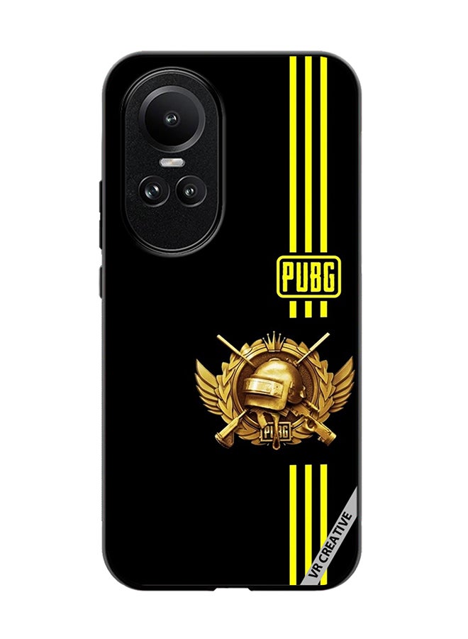 VR CREATIVE Protective Case Cover For Oppo Reno 10 Pubg Yellow Design Multicolour - Image 1
